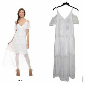 Juniors Disney Pirates of the Caribbean White Dress Size Large